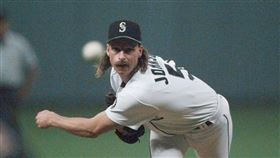 ▲Randy JohnsonJohnson在西雅圖水手身穿51號球衣。（資料照／美聯社／達志影像）
