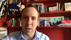 英國衛生部長漢考克確診武漢肺炎（圖／翻攝自Matt Hancock推特）