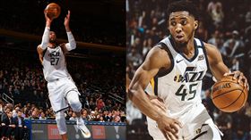 ▲爵士雙星戈貝爾（Rudy Gobert）、米歇爾（Donovan Mitchell）康復。（圖／翻攝自爵士推特）