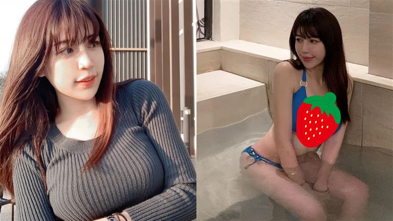 美到港媒盛讚　正妹營養師泡湯秀巨峰