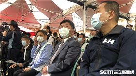 陳時中,侯友宜,柯文哲送餐活動 記者林恩如攝影