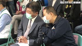 陳時中,侯友宜,柯文哲送餐活動 記者林恩如攝影