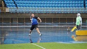 東京奧運延期　黃士峰：更多時間準備東京奧運延期延期，台灣標槍好手黃士峰28日表示，有更多時間準備，目前還在等待國際田徑總會（IAAF）公布取得參賽資格方式。中央社記者黃巧雯攝　109年3月28日