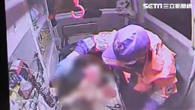 楊女送醫時意識不清，經醫師搶救後仍回天乏術。（圖／翻攝畫面）