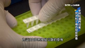 中研院獨門技術　奈米粒子仿冠狀病毒
