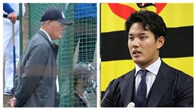 ▲知名球評張本勳（左）、阪神虎投手藤浪晉太郎（右）。（圖／翻攝自推特）