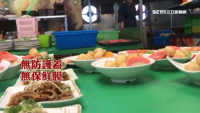 旗津百元海產店　自助拿菜恐飛沫傳染