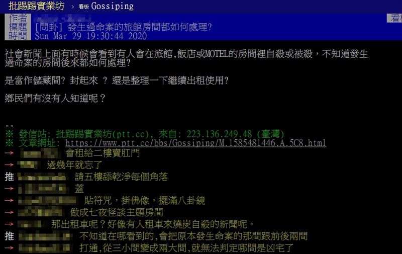 旅館出命案怎處理 恐怖操作曝光網揭2手法 房客難發現 生活 三立新聞網setn Com