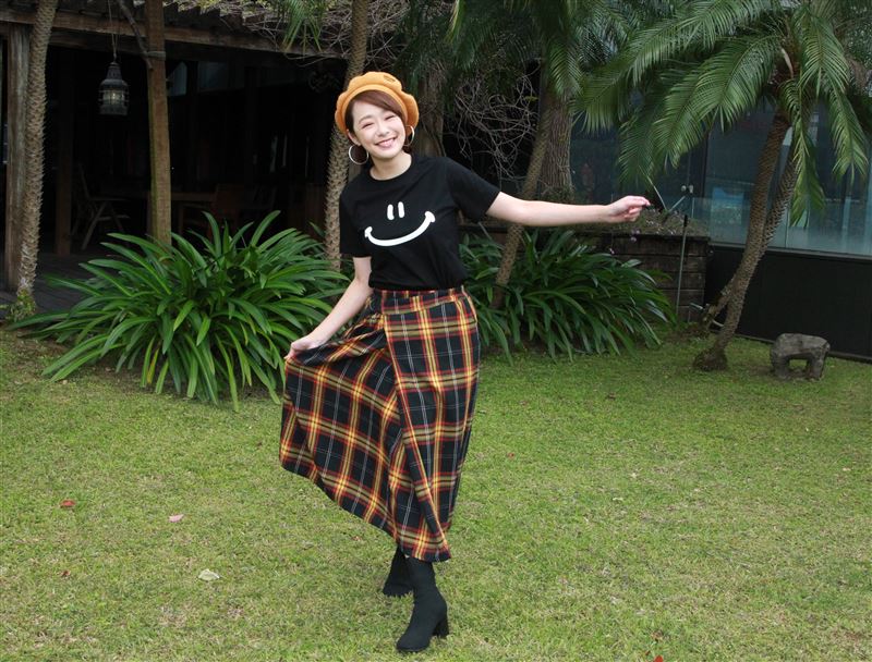 茵芙接受三立新聞網專訪。（記者邱榮吉/攝影）