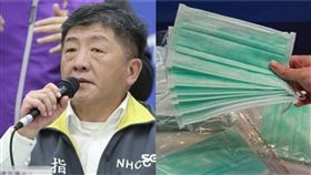 （合成圖／資料照）陳時中,口罩