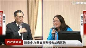 陳明通、陳玉珍 圖／翻攝自國會議事頻道