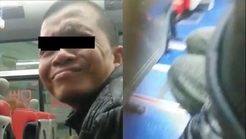 三重癡漢摸腿性騷　淫笑嘴臉網全怒