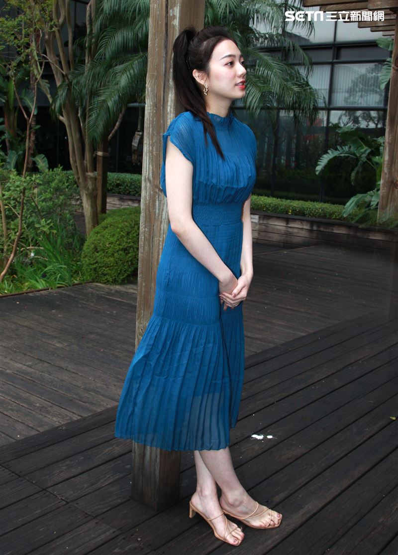 Amy Liu接受三立新聞網專訪。（記者邱榮吉/攝影）