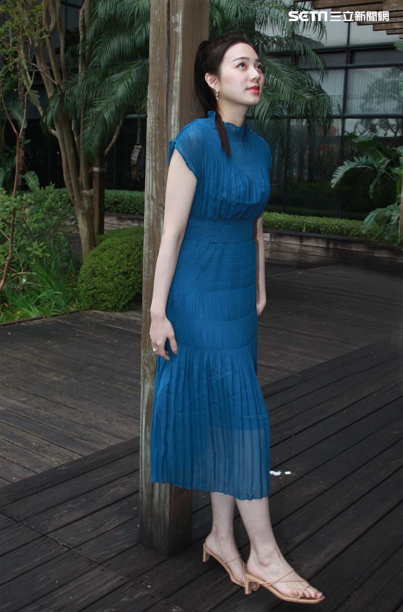 Amy Liu接受三立新聞網專訪。（記者邱榮吉/攝影）