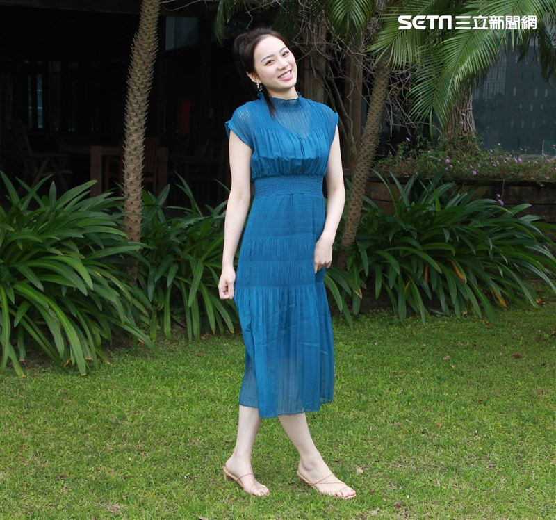 Amy Liu接受三立新聞網專訪。（記者邱榮吉/攝影）