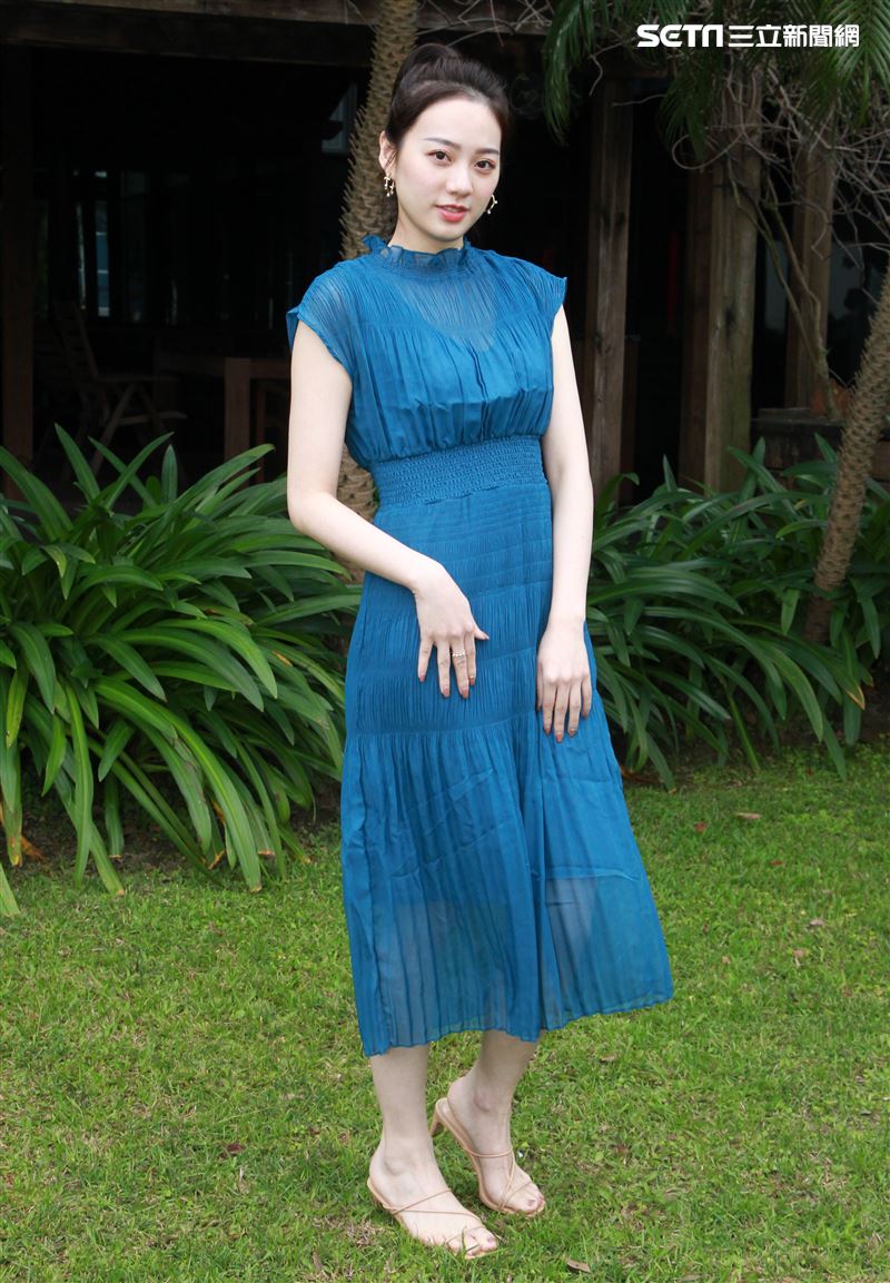 Amy Liu接受三立新聞網專訪。（記者邱榮吉/攝影）