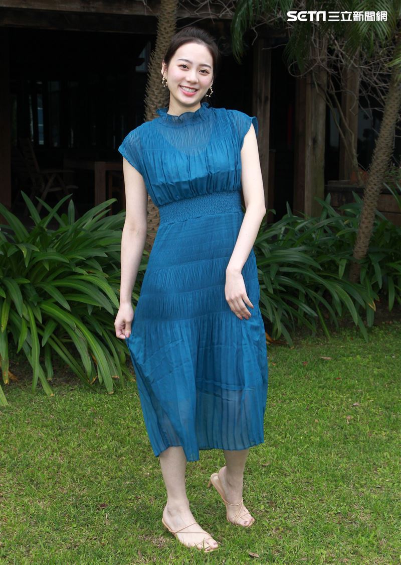 Amy Liu接受三立新聞網專訪。（記者邱榮吉/攝影）