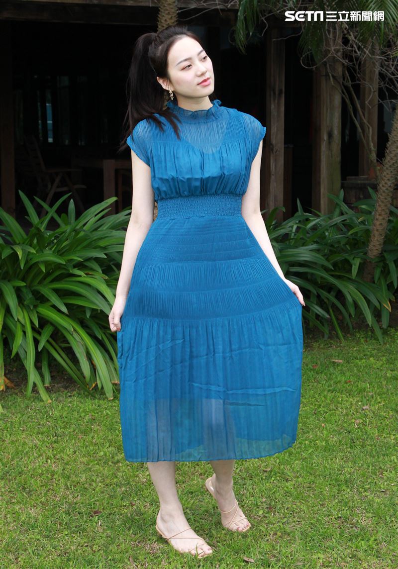 Amy Liu接受三立新聞網專訪。（記者邱榮吉/攝影）