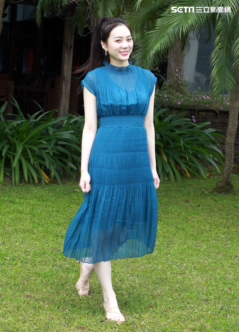 Amy Liu接受三立新聞網專訪。（記者邱榮吉/攝影）