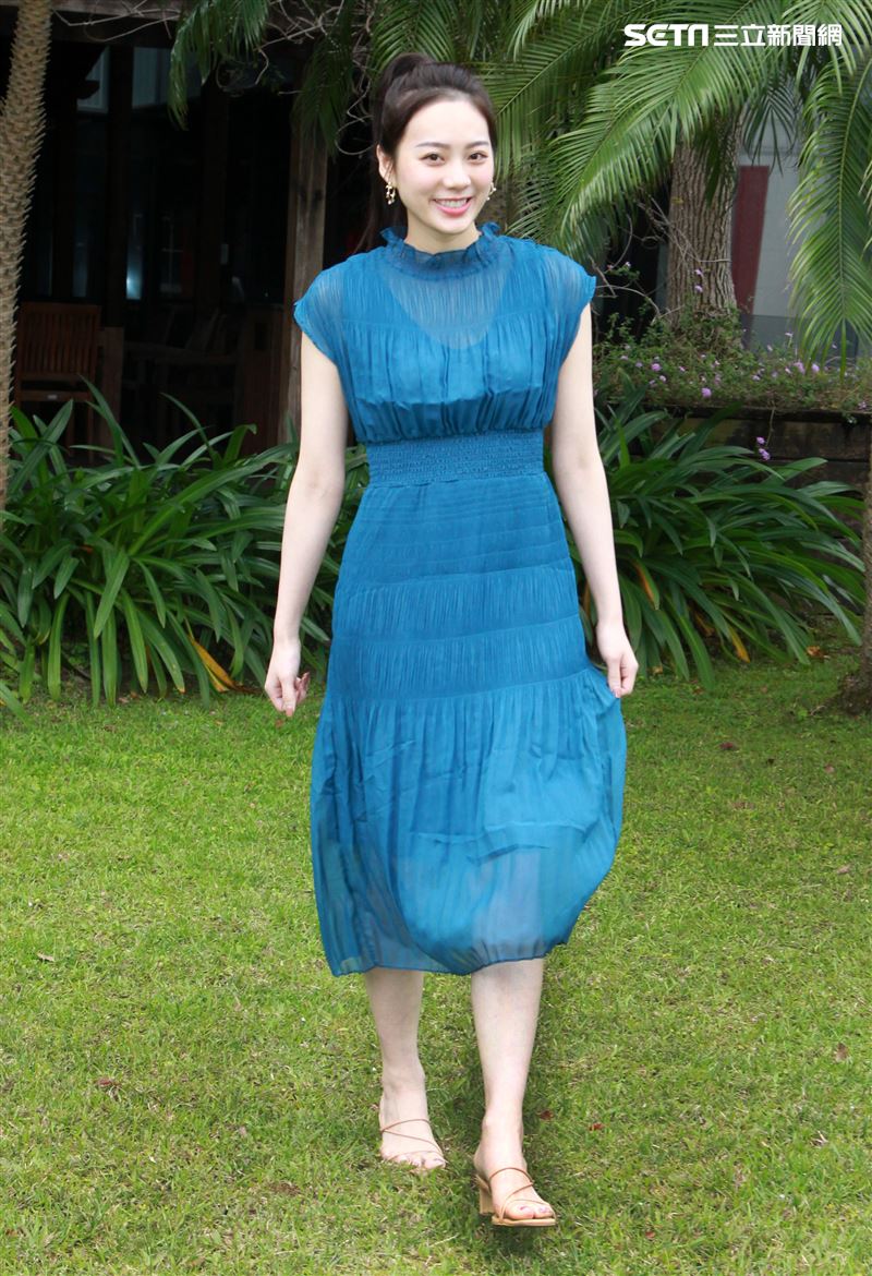 Amy Liu接受三立新聞網專訪。（記者邱榮吉/攝影）