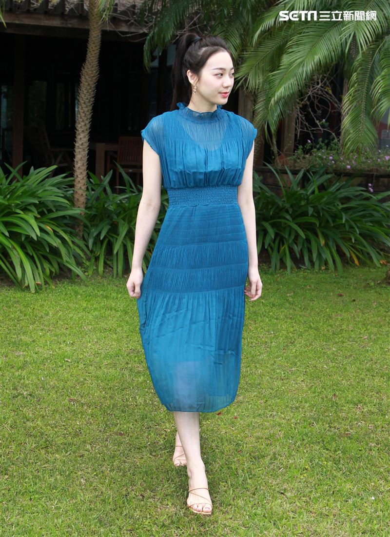 Amy Liu接受三立新聞網專訪。（記者邱榮吉/攝影）