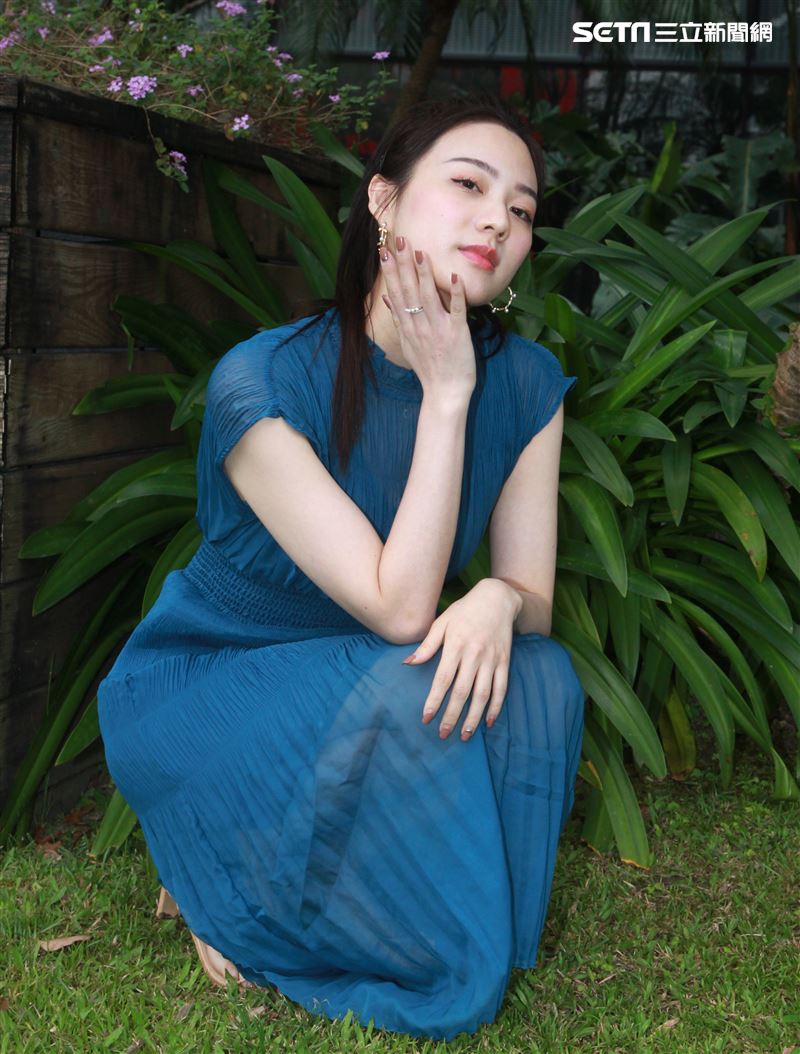 Amy Liu接受三立新聞網專訪。（記者邱榮吉/攝影）