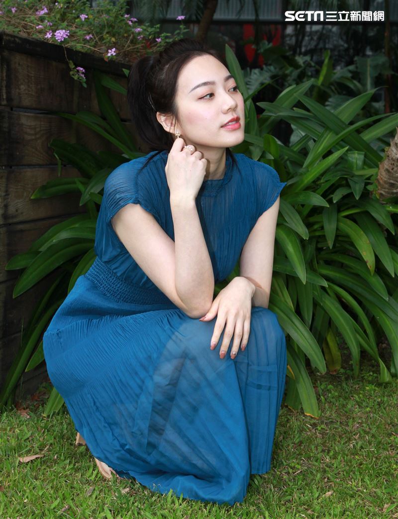 Amy Liu接受三立新聞網專訪。（記者邱榮吉/攝影）