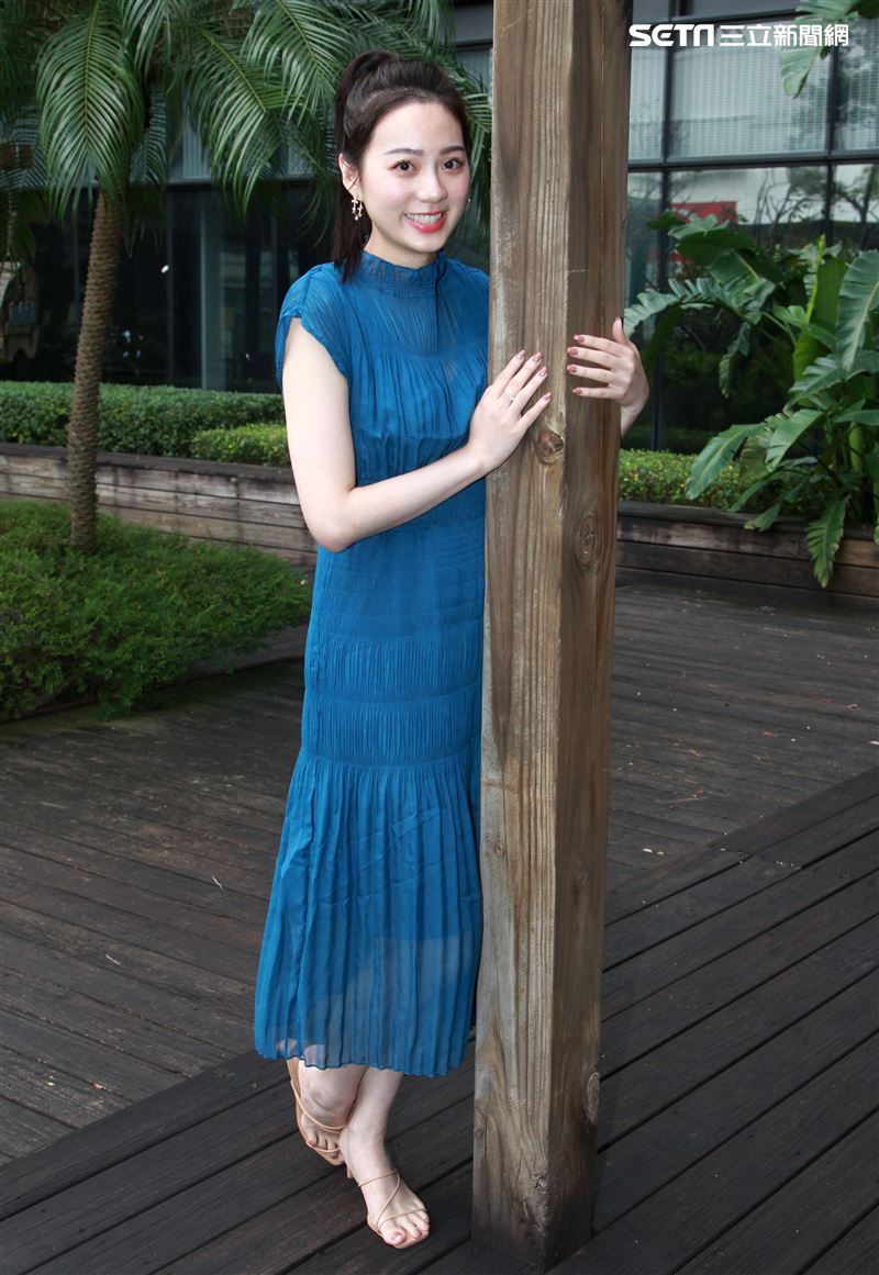 Amy Liu接受三立新聞網專訪。（記者邱榮吉/攝影）