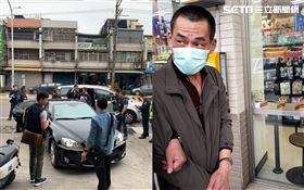 板信銀劫匪桃園龍潭711落網　圖／翻攝畫面