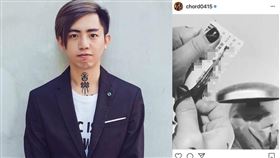 謝和弦剪身分證配偶欄抒壓。（圖／翻攝自謝和弦IG）