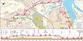 新北市政府捷運工程局表示，五股泰山輕軌（桃紅線）總經費為新台幣219.79億元，全長約11.61公里，設有14座車站。（圖取自新北市政府捷運工程局網頁dorts.ntpc.gov.tw）