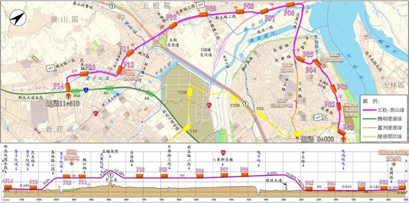五股泰山輕軌可行性研究　獲交部通過