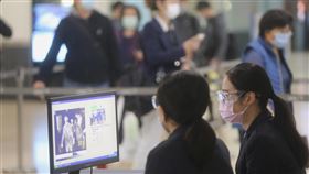 台灣高鐵全面量測體溫台灣高鐵配合政府防疫措施，自4月1日起，旅客進站全面量測體溫，超過攝氏37.5度不得搭乘，並籲請旅客乘車自備口罩並全程配戴。中央社記者鄭傑文攝　109年3月31日