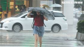 天氣,氣象,下雨,颱風,降雨,雨天,停班,停課,上班,上課,冒雨,雨傘,撐傘,淋雨,強風,豪雨（示意圖／邱榮吉攝影）