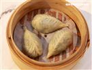小三元精緻港點「清江菜蒸餃」。（記者邱榮吉/攝影）