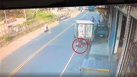 併排停車,小貨車,死角,女童,倒車,輾壓,驚悚