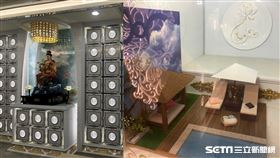 塔位佈置,靈骨塔,納骨塔 圖/張世宗授權提供
