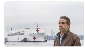 金鋼狼呼讚！世界最大醫療艦舒適號在紐約　市長：帶來希望