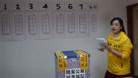 議員建議款怎麼用　陳薇仲讓民眾投票決定時代力量籍基隆市議員陳薇仲首次在基隆將「議員建議款」採參與式預算模式，交由民眾規劃，並投票從7項提案中選出優先施作的4項，1日公布結果。（陳薇仲辦公室提供）中央社記者王朝鈺傳真　109年4月1日