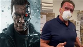 阿諾親自送N95口罩到洛杉磯醫院。（圖／翻攝自attndotcom）