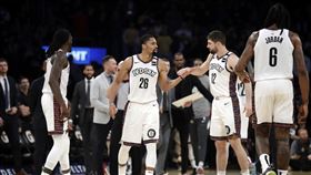 ▲籃網全隊4位確診武漢肺炎的球員已康復。（圖／美聯社／達志影像）