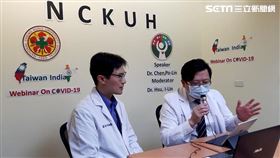 武漢肺炎,新冠肺炎,Taiwan can help,成大醫院,印度醫護,防疫
圖／翻攝自成大醫院臉書