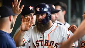 前太空人捕手Evan Gattis。（圖／路透社／達志影像）