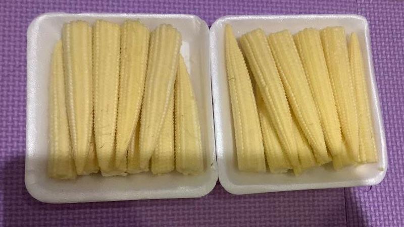 超市買2盒玉米筍　她拆包裝後心碎了