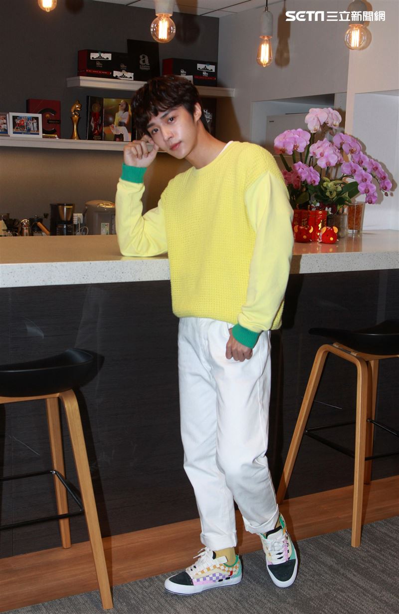 石承鎬接受三立新聞網專訪。（記者邱榮吉/攝影）