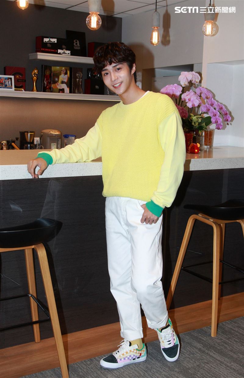 石承鎬接受三立新聞網專訪。（記者邱榮吉/攝影）