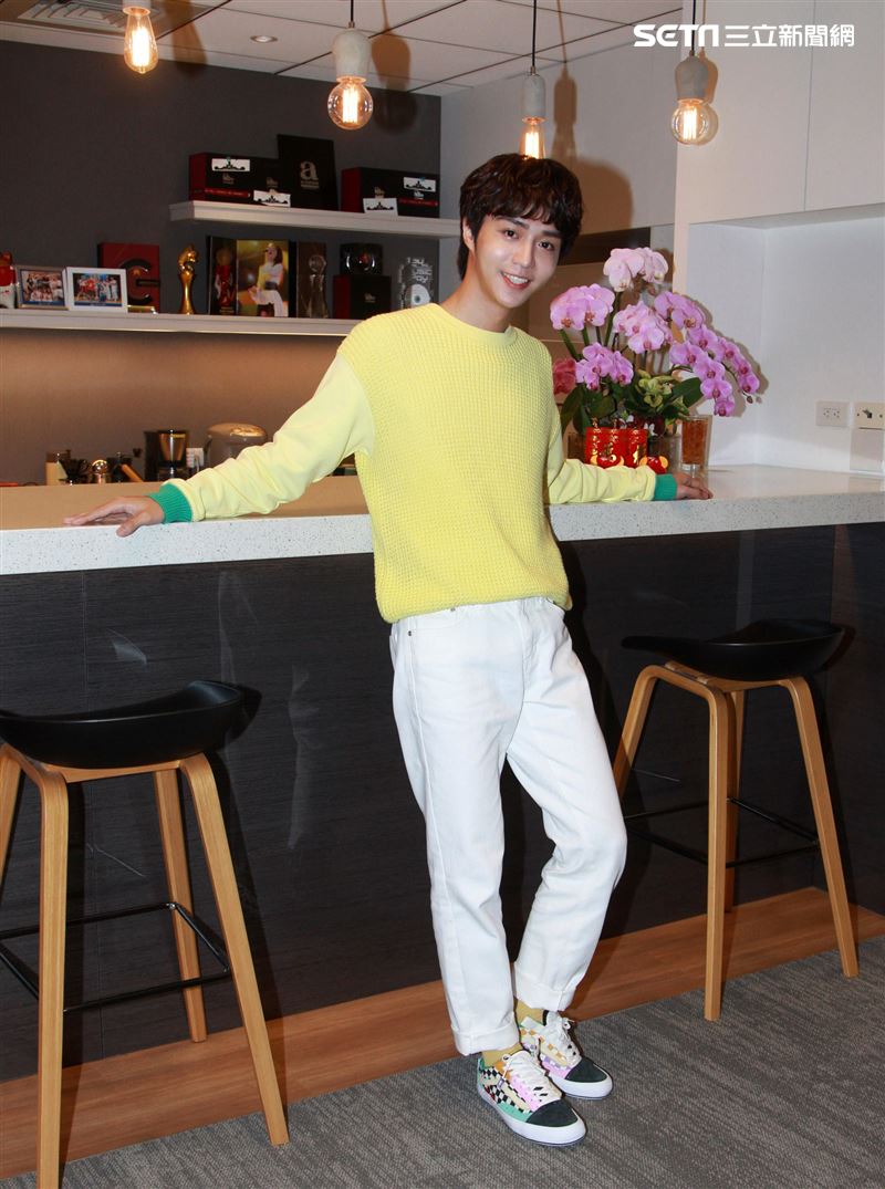 石承鎬接受三立新聞網專訪。（記者邱榮吉/攝影）