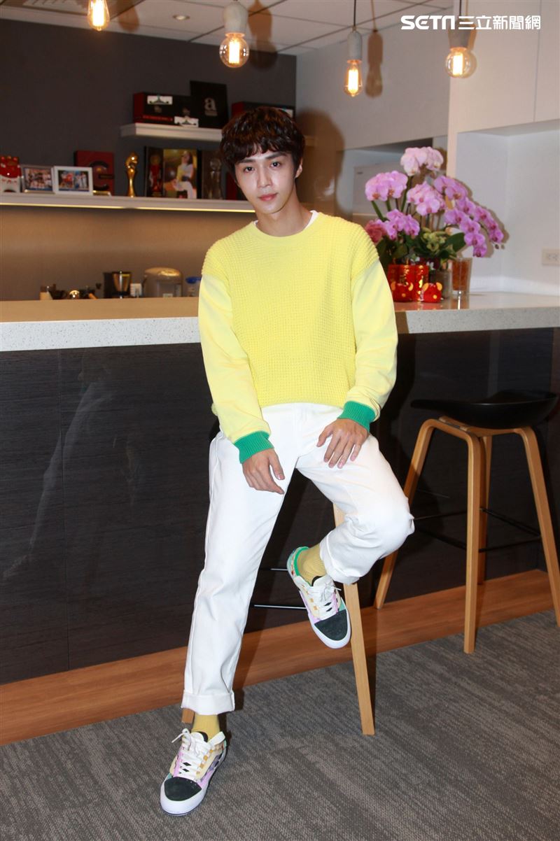 石承鎬接受三立新聞網專訪。（記者邱榮吉/攝影）