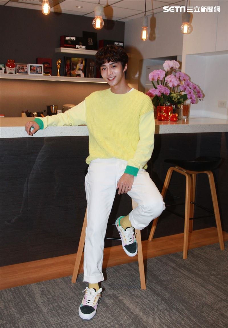 石承鎬接受三立新聞網專訪。（記者邱榮吉/攝影）