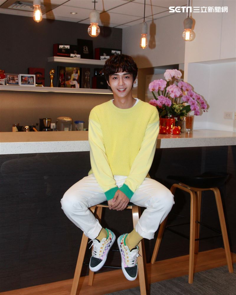 石承鎬接受三立新聞網專訪。（記者邱榮吉/攝影）